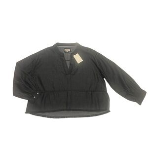 Elan Dark Gray Long Sleeve Henly NWT Size S